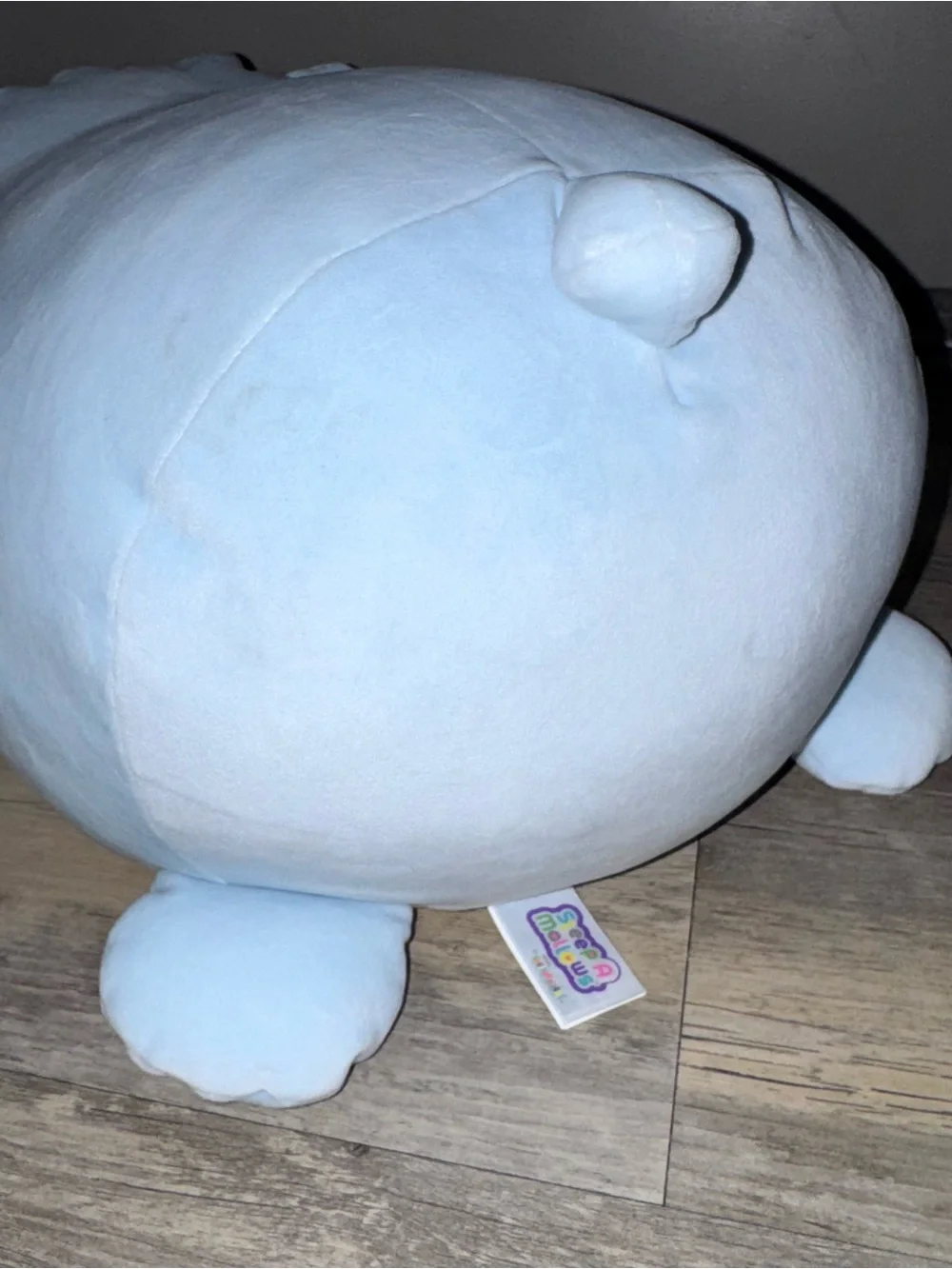Squishmallows Light Blue Bunny Body Pillow Plush